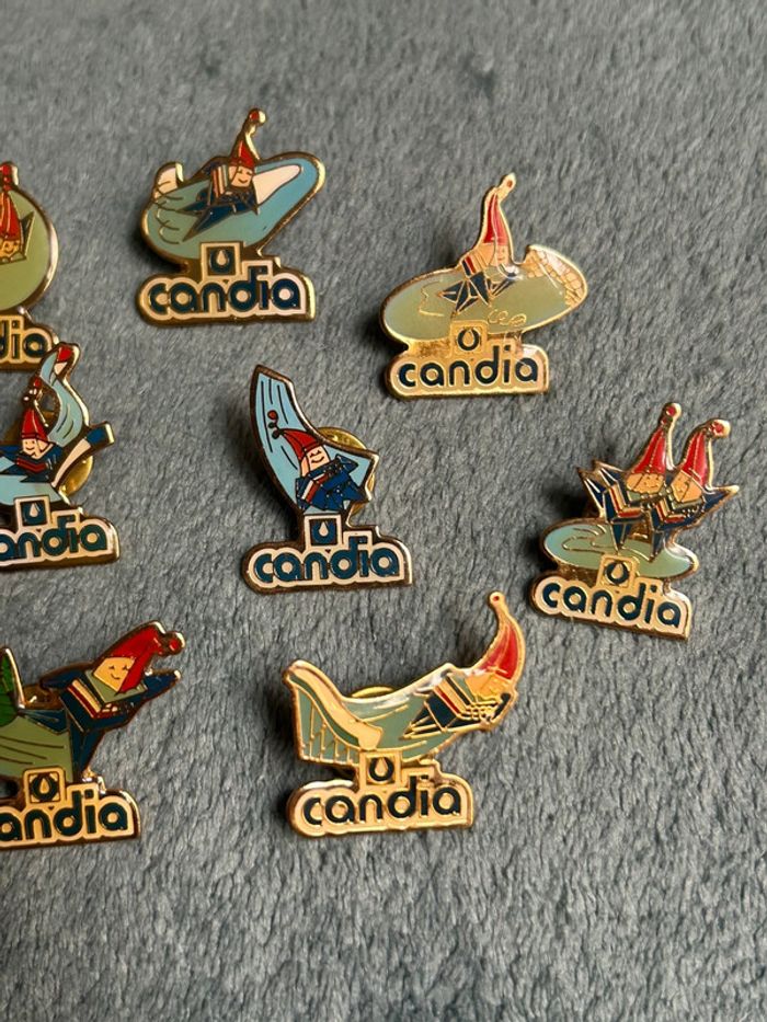 Lot de 9 pin’s lait candia Jo albertville jeux olympiques 1992 - photo numéro 3