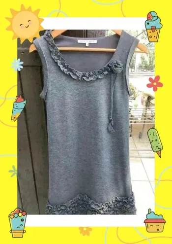 Robe sans manches grise Bréal 38 M