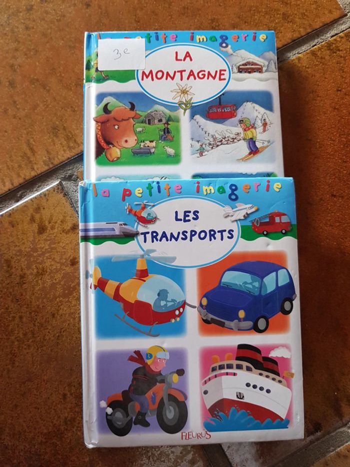 Lot de 2 livres la petite imagerie