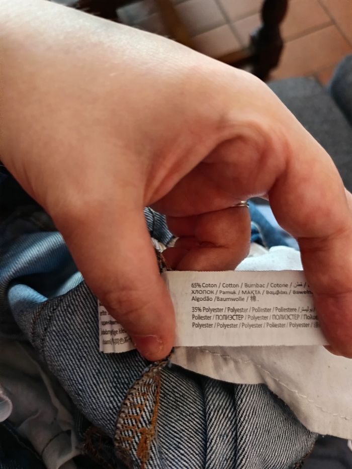 Bermuda / short en jean taille 8 ans - photo numéro 7