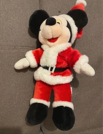 Peluche Mickey Père Noël