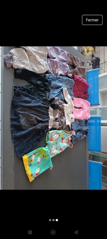 Lot vêtements fille