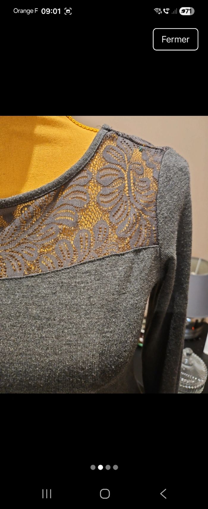 Robe detail dentelle - photo numéro 2