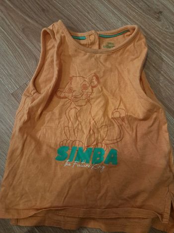 Débardeur orange abricot Simba 24 mois