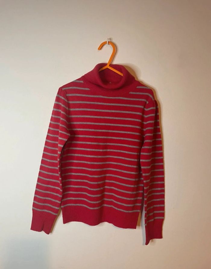 Pull Sweat col roulé 5/6 ans garçon