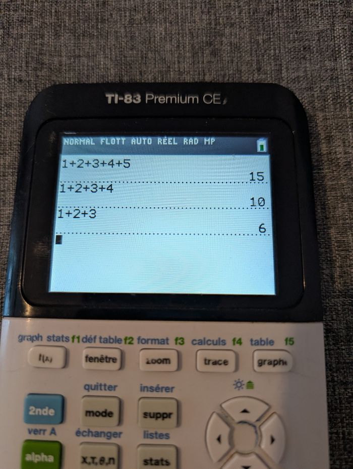 Calculatrice Texas instruments TI-83 premium CE - photo numéro 4