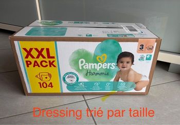 Couches Pampers Harmonie taille 3