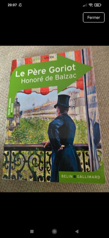 Le père goriot 