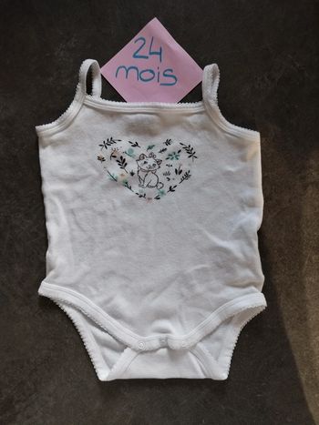 Body bretelles Marie 24 mois