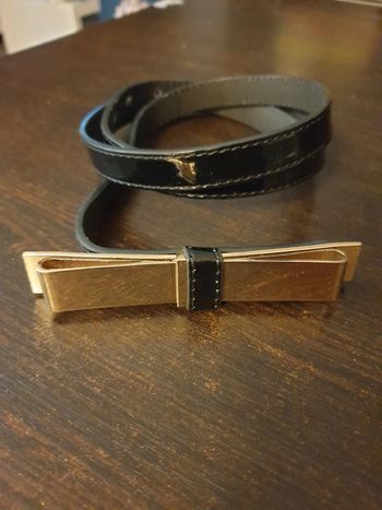 Ceinture vernis noire