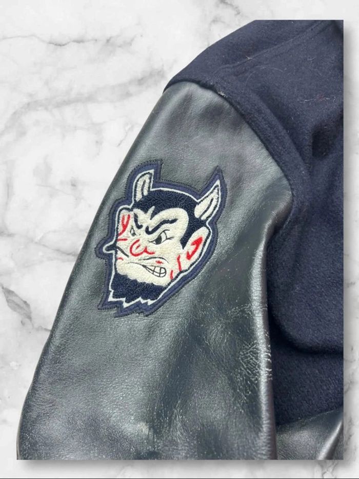 Veste Letterman Vintage NEFF “N Tennis” Made in USA - Taille M - photo numéro 6