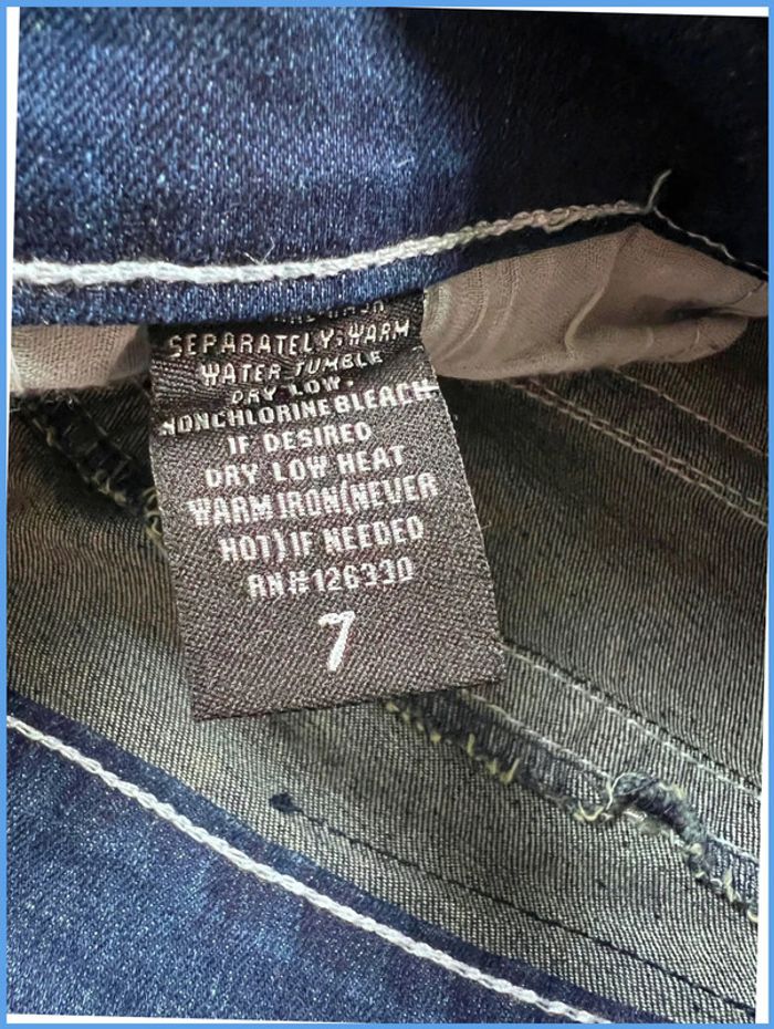 Short en jean vintage Femme Bleu marine à bijoux – Taille M - photo numéro 13