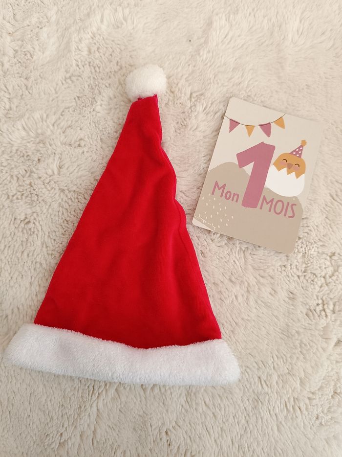 Chapeau de Noël 1 mois Vertbaudet