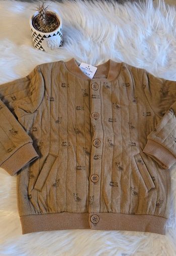 NEUF (non porté) 🏷💙💙😍🤩💙 superbe cardigan molleton 23mois Garçon 💙🤩😍🏷