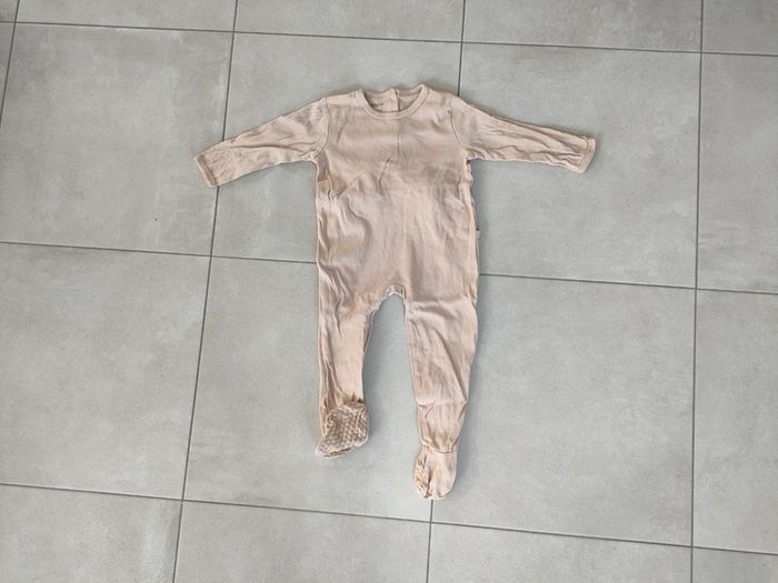 Pyjama beige tissu - Taille 24 mois