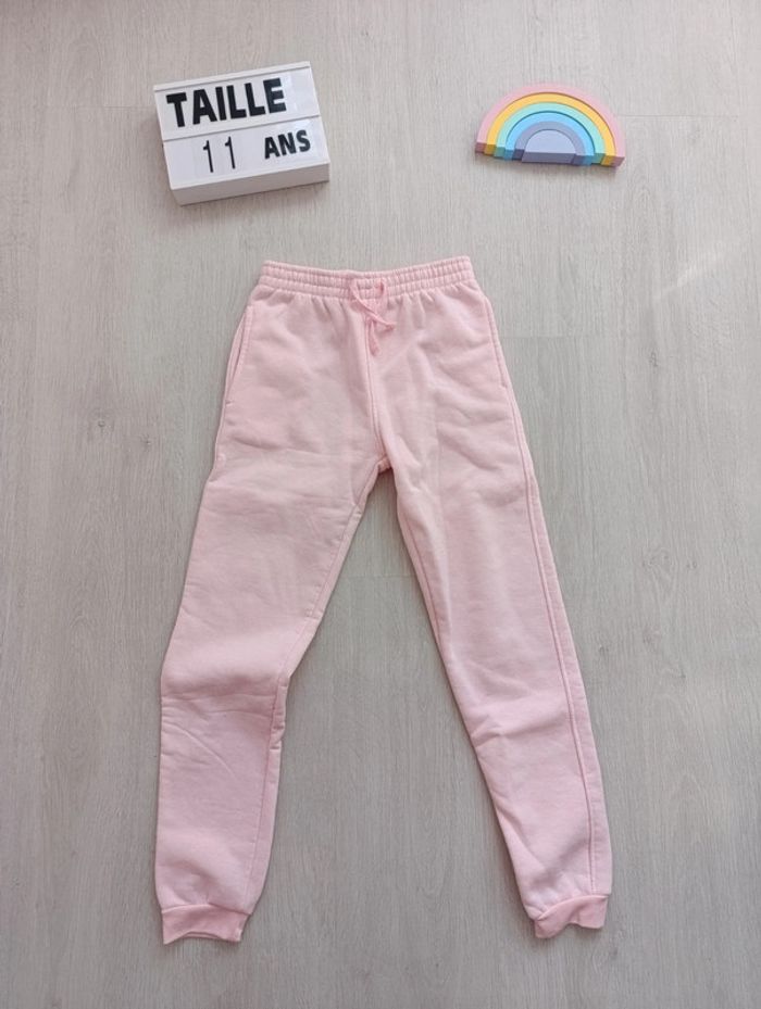 Pantalon jogging rose clair taille 11/12 ans