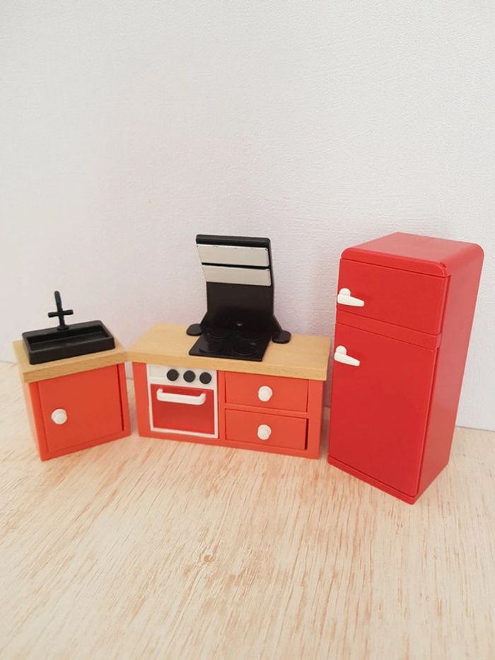 Salon Melissa&Doug, chambre d'enfants et mobilier en bois pour maison de poupée - photo numéro 16