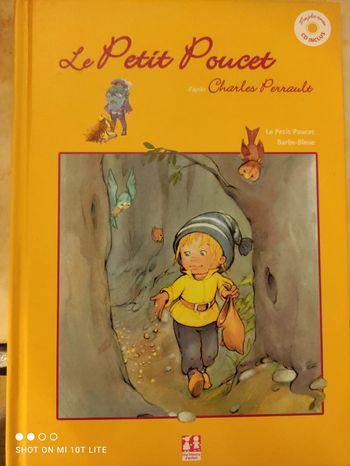 Livre le petit Poucet et barbe bleue + CD