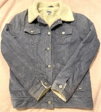 Veste bleue clair en velours côtelé - Creeks - Taille XS