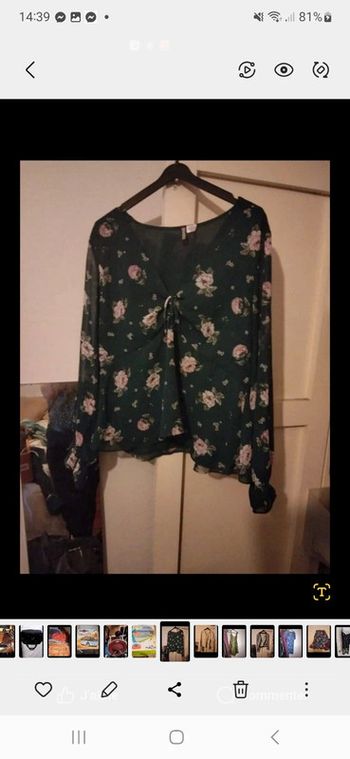 Blouse fleuri