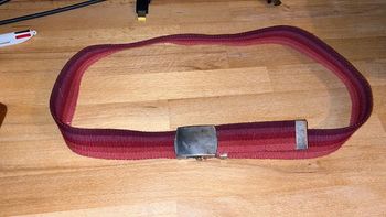 Ceinture coton dégradé de rose 60 cm