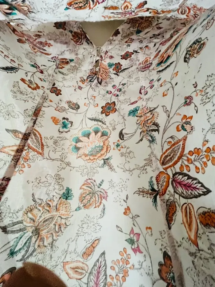 Chemise légère T 40/42- voile de coton - TBE - photo numéro 4