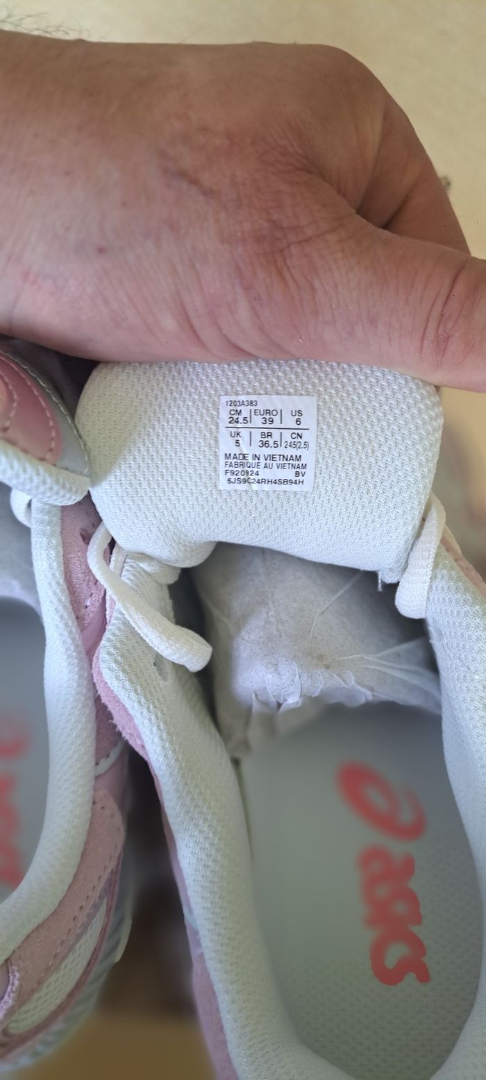 Asics Gel Nyc Cream/Rose Water T39 - photo numéro 7