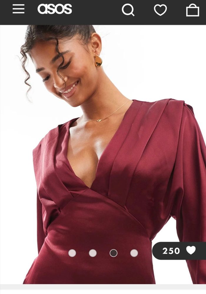 Robe de soirée satinée - photo numéro 13