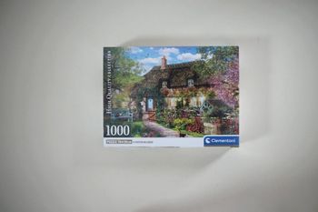 Puzzle 1000 pièces "Le vieux cottage" Clementoni neuf sous blister