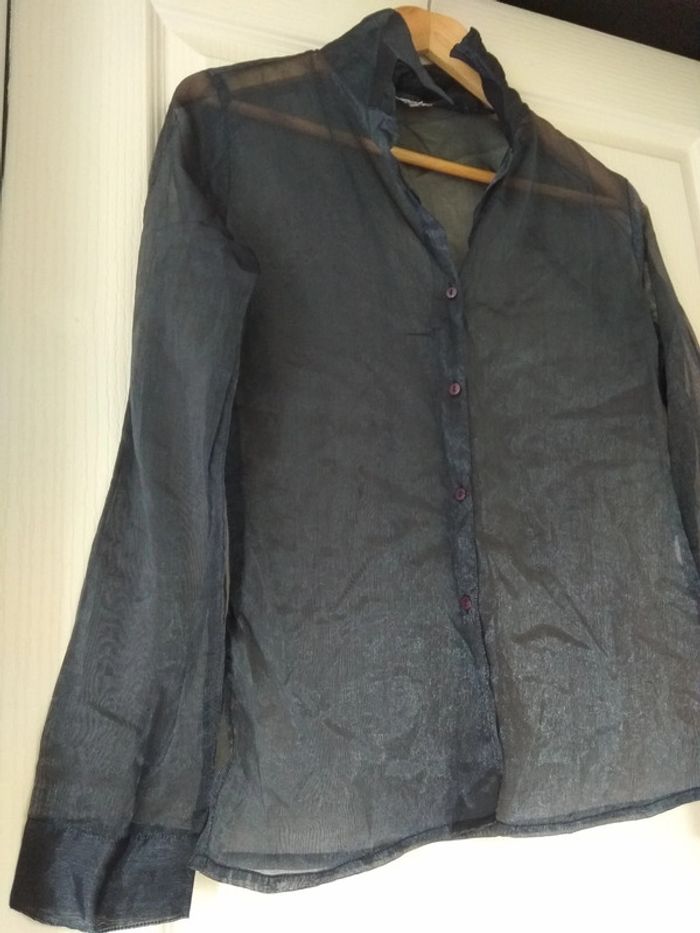 Chemise tulle transparente T36 - photo numéro 3