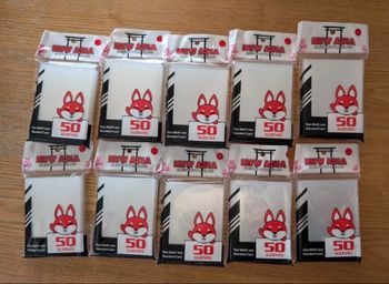 Lot 10 paquets de 50 sleeves