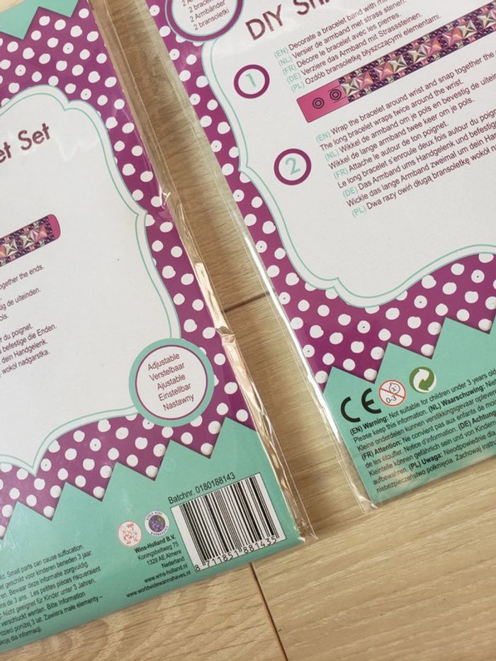Lot de 2 DIY shiny bracelet set 🎀 neuf avec étiquette 4€ - photo numéro 6