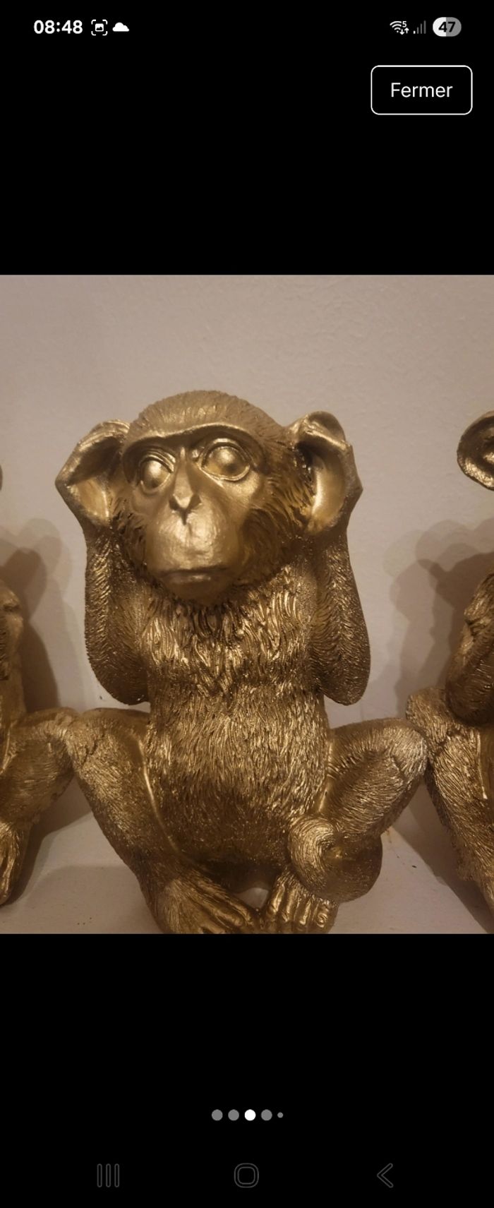 Lot 3 singes - photo numéro 3