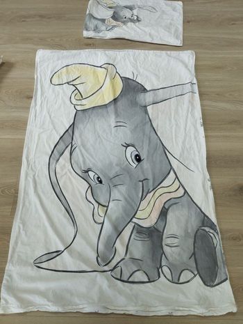 Taie d'oreiller et housse de couette dumbo mixte 