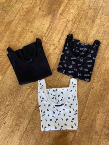 Lot 3 débardeurs femme taille L
