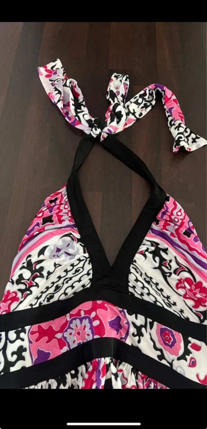 Très jolie Robe longue d'été Marella achetée en boutique en Italie en parfait état. Taille M - photo numéro 8