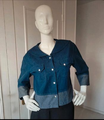 Veste en jean d'été en coton