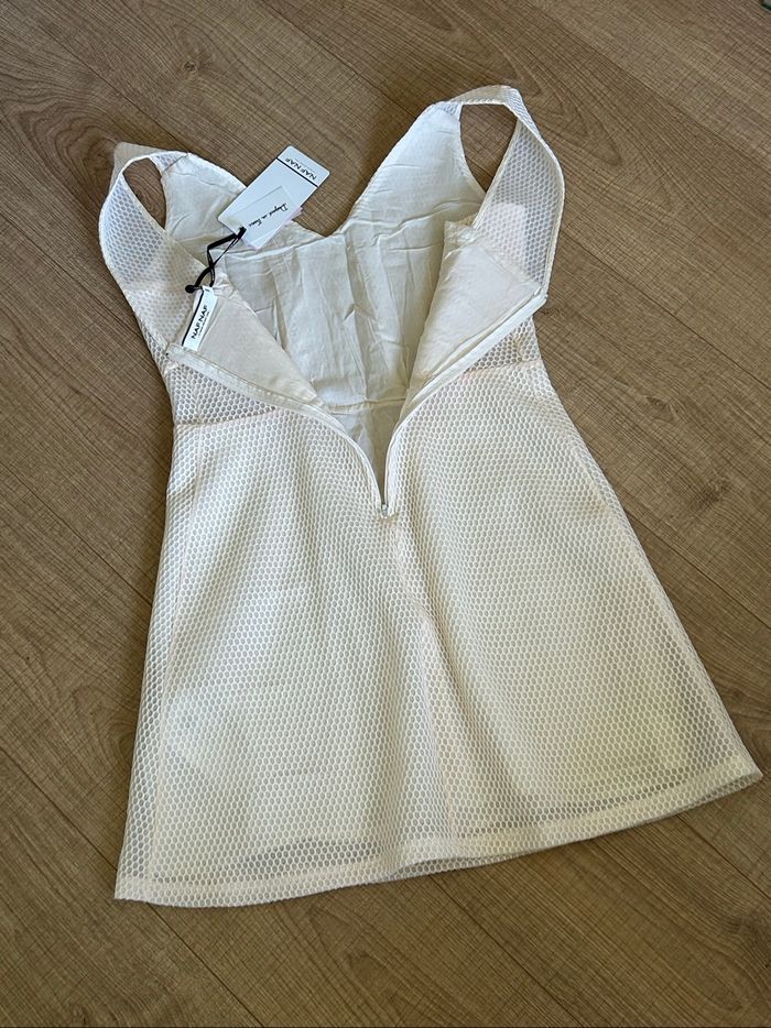 Robe crème neuve sans manches Naf Naf taille 40 (valeur 65€) - photo numéro 8