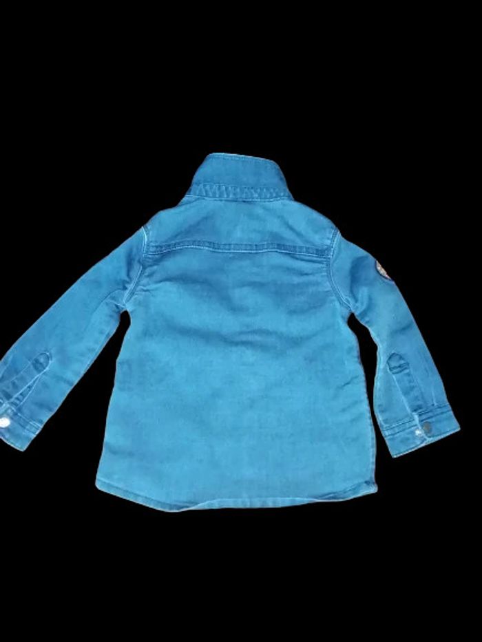 chemise jeans sergent major 18 mois - photo numéro 2