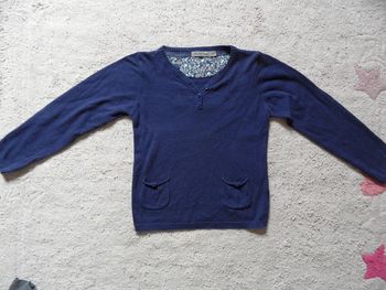 Pull bleu marine fille, Tape à l'oeil, 6 ans