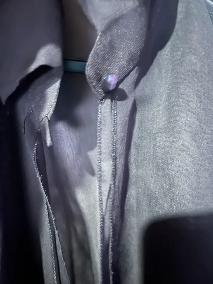 Style chemise noire transparente - photo numéro 2