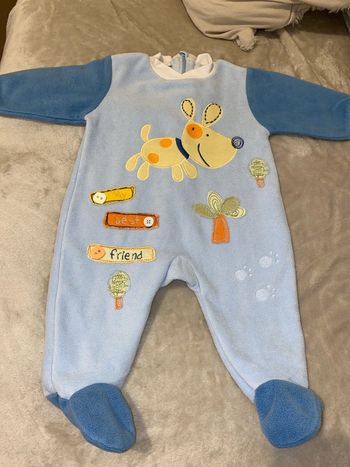 Pyjama polaire bleu