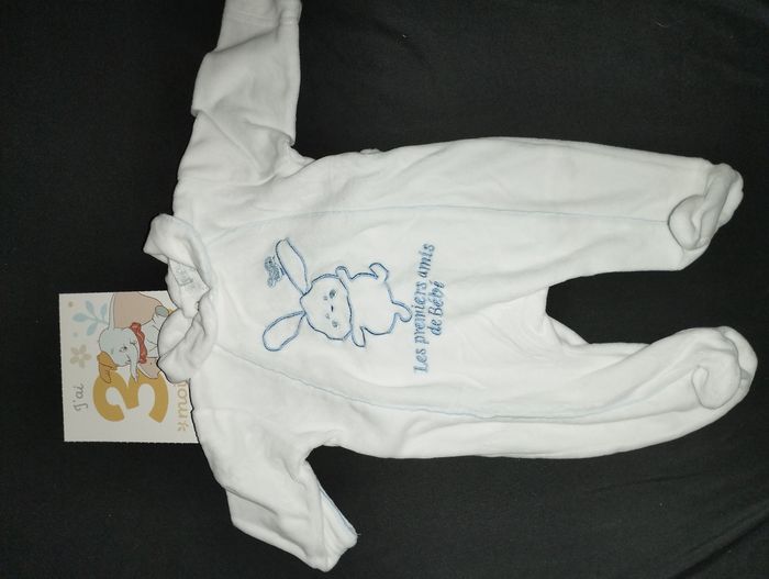 Pyjama 3 mois blanc