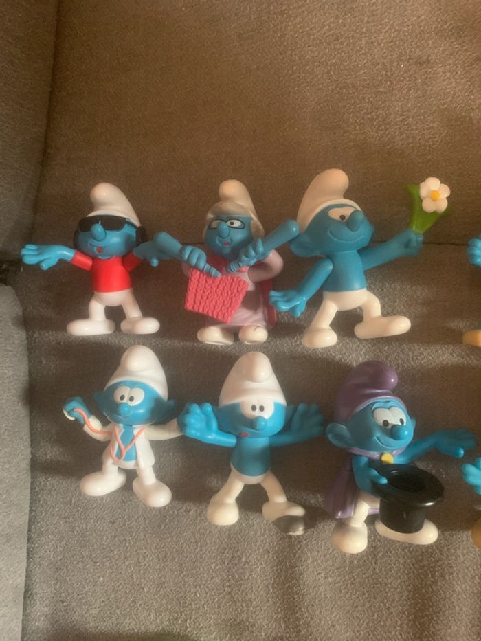 Lot de figurines schtroumpfs - photo numéro 2