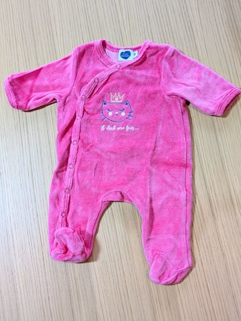 Pyjama d'hiver chat neuf 1M