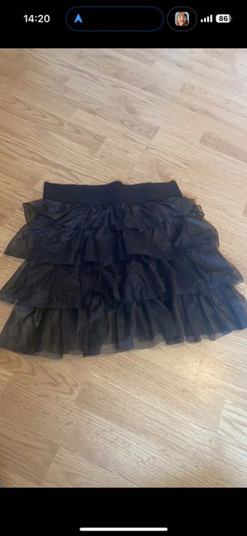 Jupe noir en tulle 16 ans