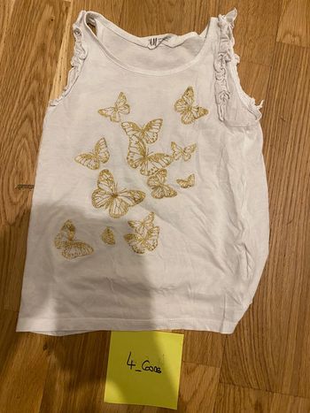 Débardeur papillon 4-6 ans