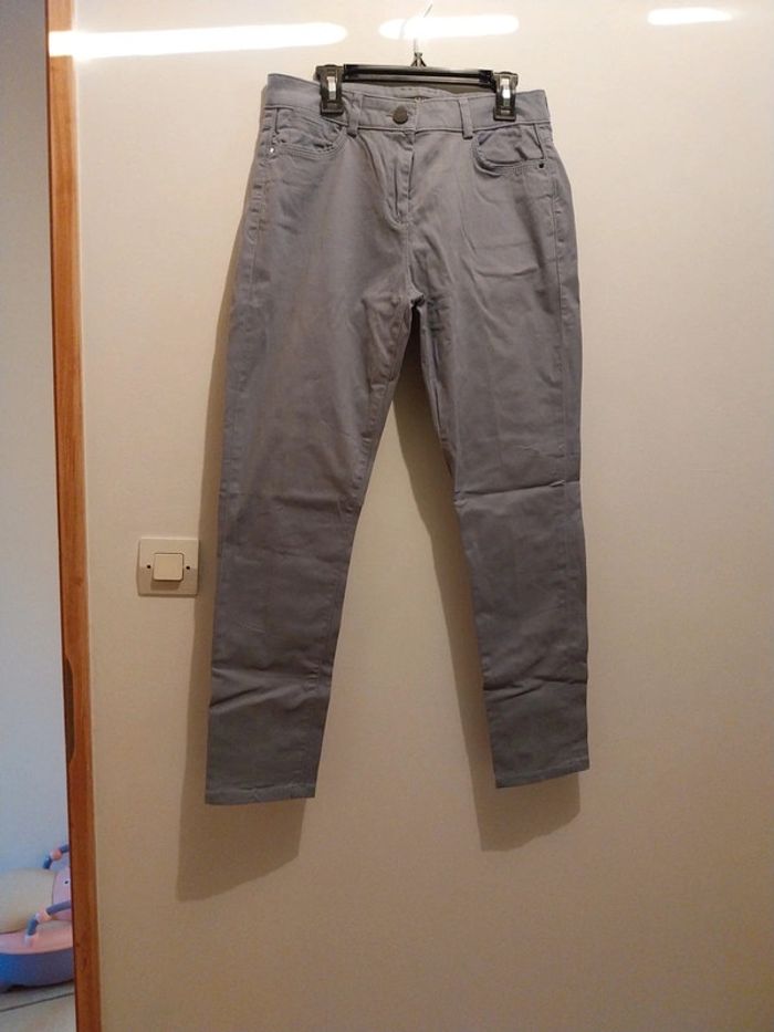 Pantalon gris clair