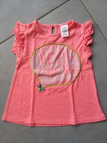 T-shirt manche courte en 12 mois