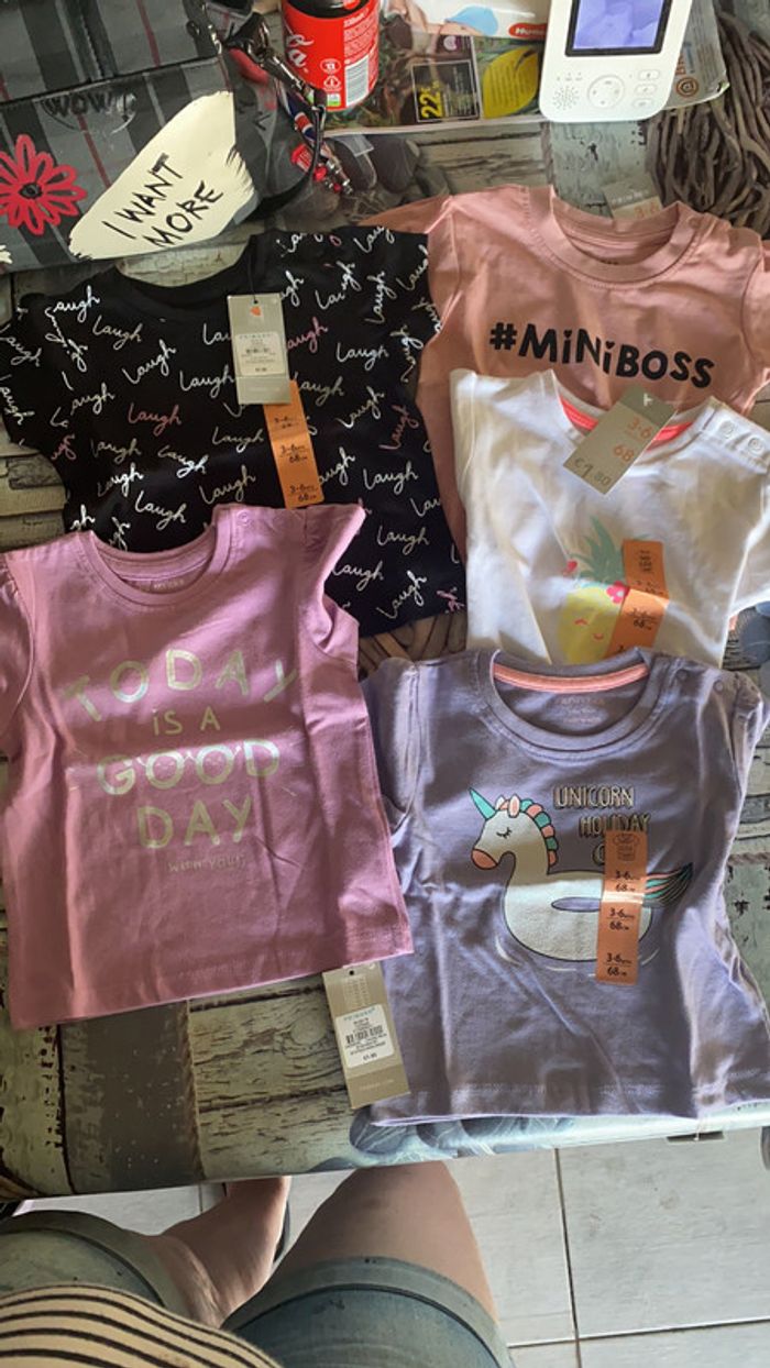 Lot de 5 tee shirt manches courtes Primark